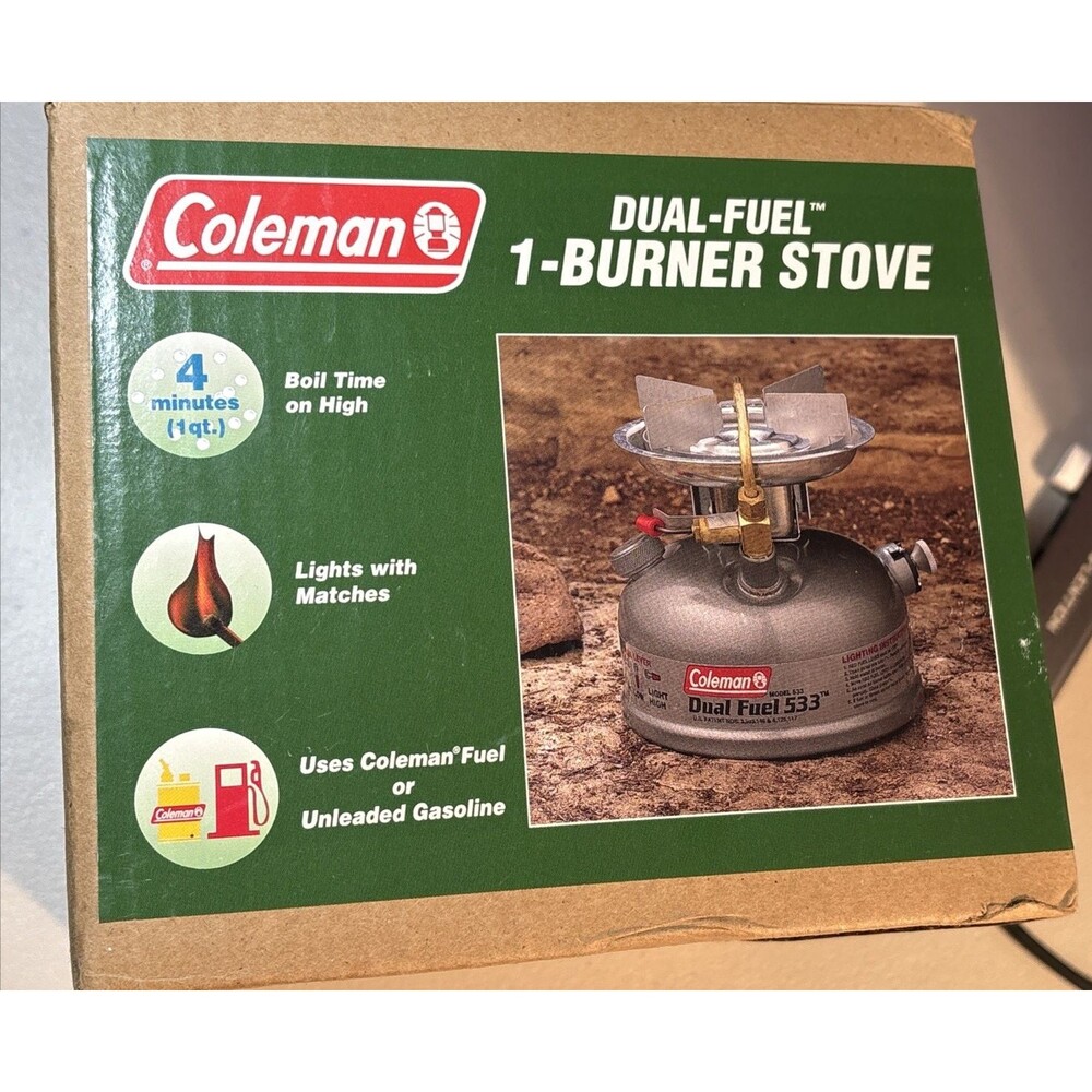 Coleman Sportster® II Dual Fuel™ 1-Burner Stove ORIGINAL SEALED BOX